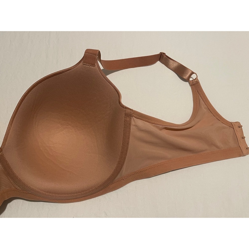 00630 Adore Me 40DD Seamless Smooth T-Shirt Bra Full Coverage Nude Beige NWOT - Picture 5 of 7